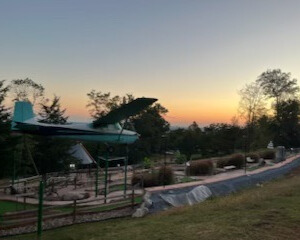 Golf Course at Sunset